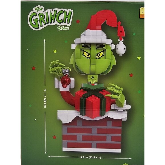 Brickcraft The Grinch Up The Chimney Grinch Christmas Brick Building Set 504 Pc - Picture 4 of 7